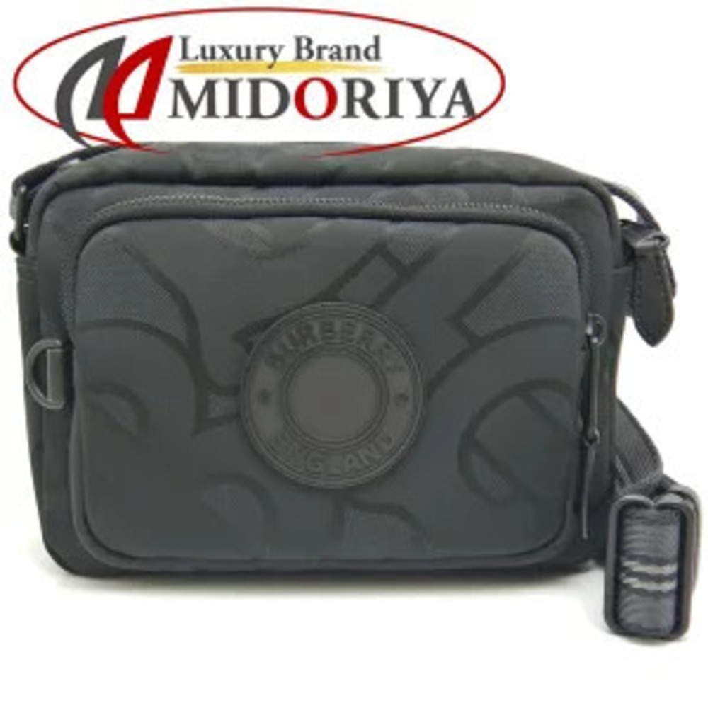BURBERRY Paddy Shoulder Bag Leather Black